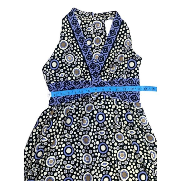 Donna Morgan Geometric Floral Knee Length Sheath Dress Size 4 - Picture 9 of 11